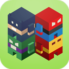 Cube Superhero City Team Up icône
