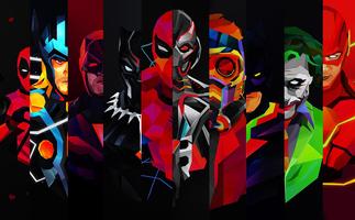 SuperHeroes Wallpaper HD تصوير الشاشة 1