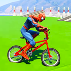 Superheroes Fast BMX Racing Challenges simgesi