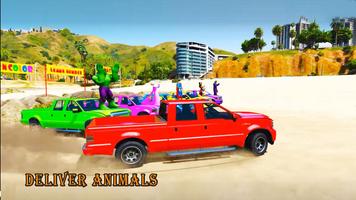 Super Hero League Pickup Truck Simulator 2018 capture d'écran 1