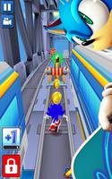 Sonic Superheroes Dash: 3D Subway Surfing Game постер