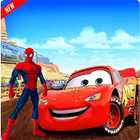 Sports Car Super Hero Stunt Driver Race Challenge icon
