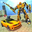 Flying Superhero Car Robot Transform Fighting Game