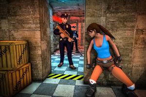 Secret Agent Lara Prison Escape Survival Story capture d'écran 3