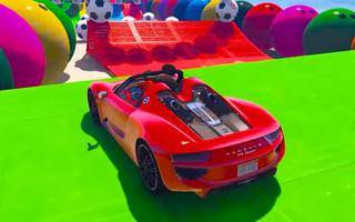 Superhero Car Racing Stunts Limits capture d'écran 3