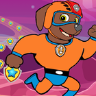 Superhero Paw Adventure Patrol Run Games biểu tượng
