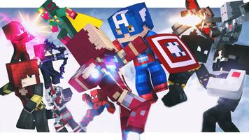 Superhero Skins for Minecraft poster