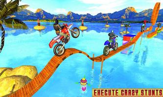 Superhero Bike Racing Mania : Extreme Stunts Rider plakat