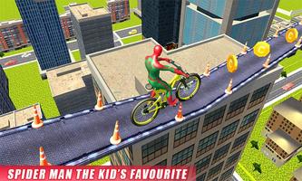 Real Superhero BMX Rider Racing Game capture d'écran 1