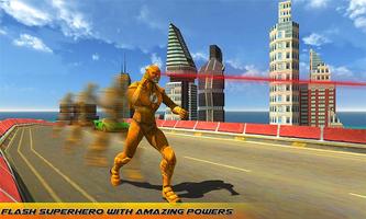 Poster Grand Flash light Hero Battle : Super Warrior