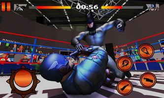 Superhero's Fighting Arena : Grand Ring Wrestling Poster