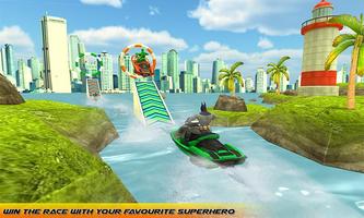 Super Heroes Speed Boat Stunt Race 2018 Poster