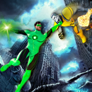 APK Real Green Ring Superhero City Rescue Mission