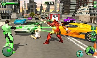 Real Green Ring Superhero City Rescue Mission imagem de tela 3