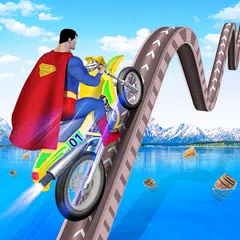 Superhero Tricky Bike Stunt Rider