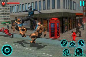 Shadow Ant Hero Crime City War capture d'écran 2
