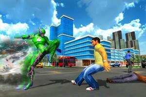 Flash Super Light Hero Modern Crime City Battle الملصق