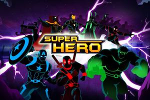 Stickman Avengers: Superhero plakat