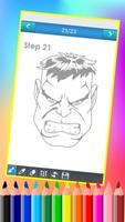 How to Draw Hulk Easy Step capture d'écran 1