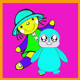 Cute Doll Coloring Book icon