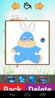 Cute Doll Coloring Book پوسٹر