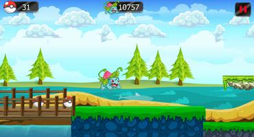Run Ivysaur Frog Adventures स्क्रीनशॉट 1