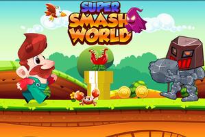 Super Snach Jungle World Mario پوسٹر