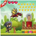 Super jungle adventure ninja simgesi