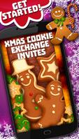invitation de cookie de Noël Affiche