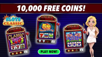 Poster Slots Classic: Free Classic Casino Slot Machines!