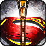 Superman Zipper Lock Screen simgesi
