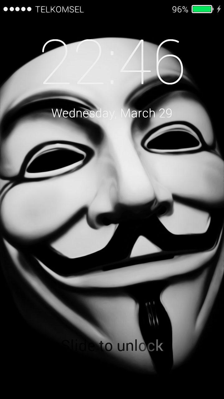 Anonymous Hacker Lock Screen For Android Apk Download - how to get a hacker mask in roblox