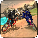Superhero Ninja BMX Bicycle racing hill climb APK