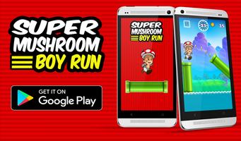 Super Mushroom Boy Run Poster