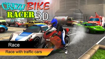 Crazy Bike Racer 3D Plakat