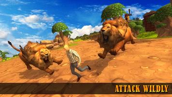 Angry Lion City Attack 스크린샷 1