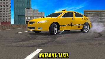 Drift X taxi Driving 3D capture d'écran 2
