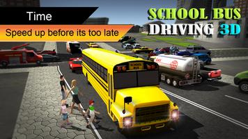 School Bus Driving 3D plakat