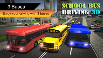 School Bus Driving 3D imagem de tela 1