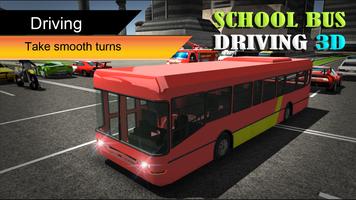 School Bus Driving 3D imagem de tela 2