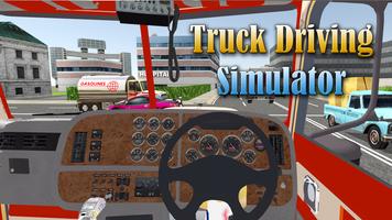 Truck Driving Simulator 3D captura de pantalla 1