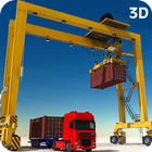 Crane Simulator Cargo Ship Transport 아이콘