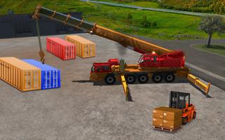 برنامه‌نما Crane Simulator Cargo Ship Transport عکس از صفحه