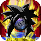 Super Saiyan Editor Black Hair أيقونة