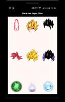 Super Saiyan Editor Black Hair تصوير الشاشة 3
