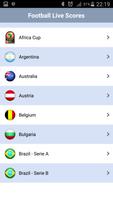 Foot ball Live scores screenshot 1