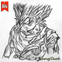 Best Super Saiyan Goku Sketch screenshot 1