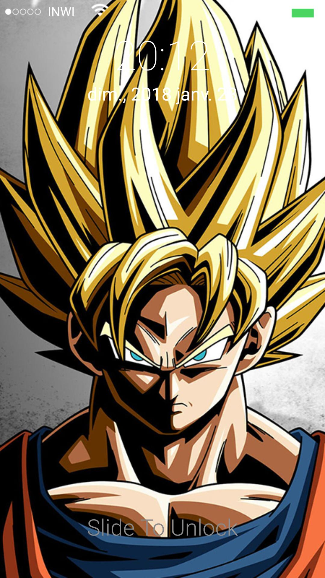 Gokuu Super sayajins lock screen APK for Android Download