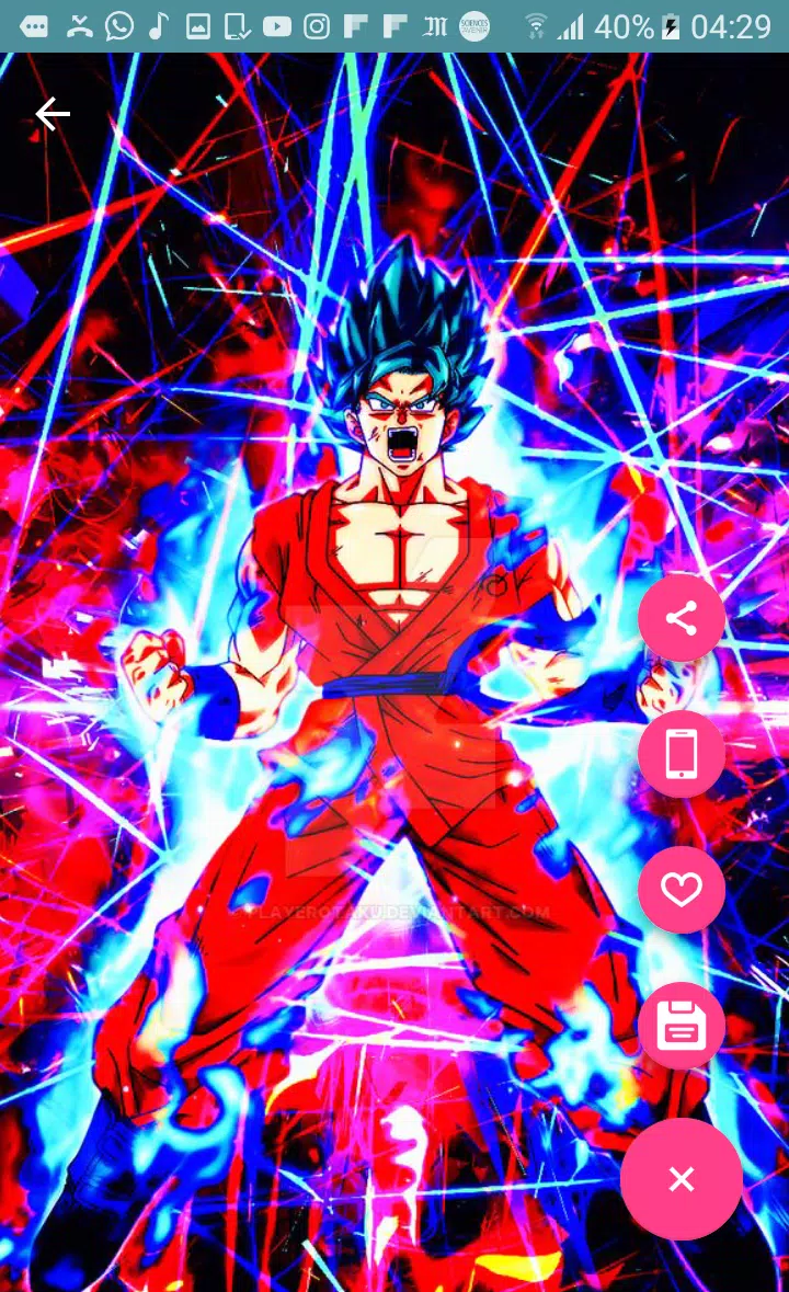 Wallpaper do Goku Limit breaker on Make a GIF