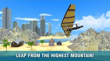 Hang Gliding Air Flight Simulator - Skydiving 3D captura de pantalla 1